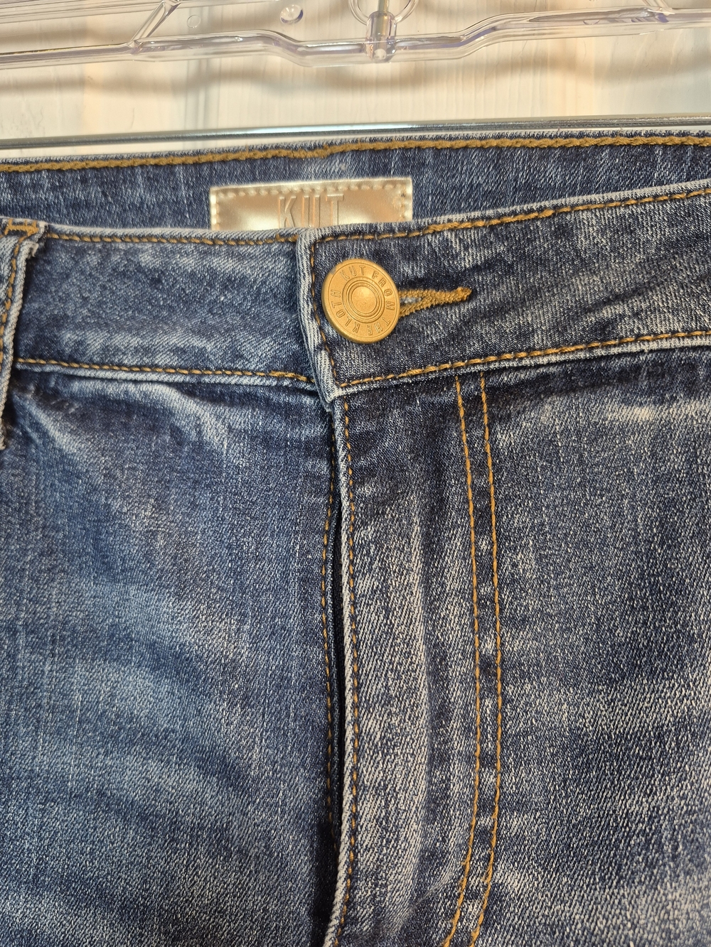 Kut From The Kloth Ana High Rise Fab Ab Flare Jeans Medium Wash 8 - Picture 5 of 7
